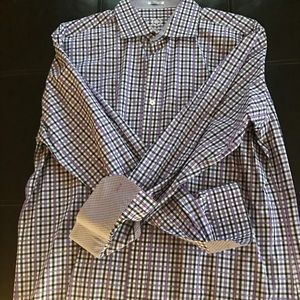 Men’s Bugatchi Dress Shirt. Like New. Shaped Fit.
